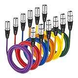 conexion canon microfono Solid 3 pines conectores XLR de metal. Las deducciones por doble tracción para mayor fiabilidad