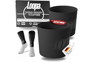 LOOPA® Pro Grip Tapes Fußball Schienbeinschonerhalter aus hochwertigem Silikon für Herren, Damen & Kinder (ab12J.) | Fußball Stutzenhalter | Shin Guard Holder | Shin Pad Stay