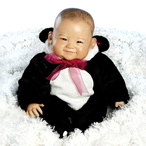 Paradise Galleries Lifelike Realistic Soft Vinyl Weighted 51cm BabyAsian Girl Doll Gift 