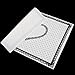 Lace Dot Pattern Silicone Nail Art Table Mat Manicure Tool - White