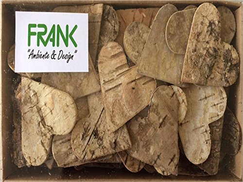 Deko-Streuer „Herz“ natur im 80er Set - 2