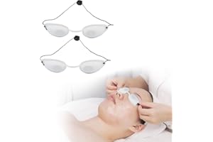 KARELLS Lunettes Bronzage, Lunettes de Solarium, Silicone Souple Durable Confortable, Lunettes de Protections Noir Convient à la Clinique de Beauté ou à la Maison