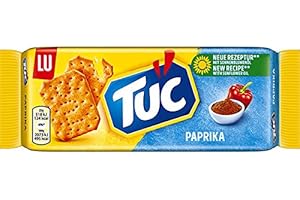 ‎TUC Tuc Paprika Cracker, 18er Pack (18 x 100 g)