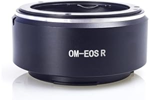 AMOPOFO Om-EOS R Bague d'adaptation pour Objectif Om 35 mm Compatible avec Appareil Photo EF RF RP, Om vers EOS R