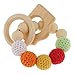 Produktbild Baoblade Baby Teether Holz Spielzeug Hölzerne Beißring Ringe Perlen Rasseln Greiflinge Holz Lernspielzeug Geschenk - Mehrfarbig - Kamera