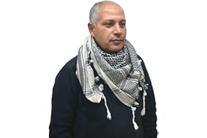 Horus Artesanía de Egipto Palästinensischer Shemagh Keffiyeh Hatta Arabisch Unisex 100% Baumwolle mit oder ohne Agal. Wrap. Schal