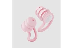 CHLFFUA Ear Plugs for Sleep – Super Soft, Reusable Hearing Protection in Flexible Silicone for Noise Reduction/Traveling/Swimming & Concentrate - SNR 20dB Noise Cancelling Sleeping earplugs– Pink(1pair)