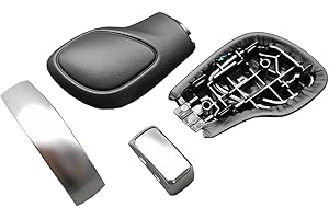 SOMIVO For VW Golf 6 Golf 7 R GTI Passat B7 B8 CC R20 Jetta MK6 GLI Seitenabdeckungen Leder Schwarz 4 Stück