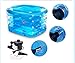 Price comparison product image AJZGF Blue thick green 4 layer baby bath pvc inflatable children's fishing pond with pump Bathtub ( Size : 1.2m )