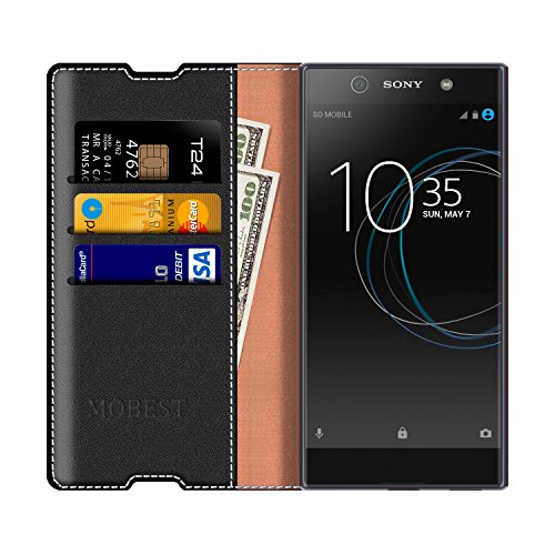 Funda Sony Xperia XA1 Ultra Mobest Funda Cuero Sony Xperia XA1 Ultra Funda Cartera Funda Billetera Carcasa en libro Ranuras para Tarjetas Soporte Plegable Para Sony Xperia XA1 Ultra - Negro reviews Funda Sony Xperia XA1 Ultra Mobest Funda Cuero Sony Xperia XA1 Ultra Funda Cartera Funda Billetera Carcasa en libro Ranuras para Tarjetas Soporte Plegable Para Sony Xperia XA1 Ultra - Negro
