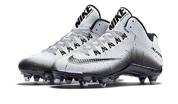 white nike alpha football cleats