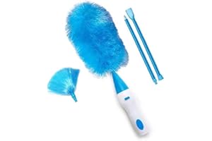 AntDau71 - Spolverino Elettrico, Spazzola elettrica Rotante a batteria, 360 Gradi Senza Fili Pulizia Spazzole per Pulire casa, cucina, bagno, piastrelle, ufficio, Auto. Spin Duster - CW784