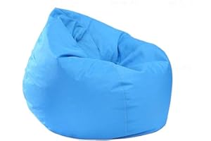 BriskyM Pouf per Bambini e Adulti, Imbottita, Impermeabile, per Interni ed Esterni Sedia da Gioco e Sedia da Giardino, Senza Imbottitura