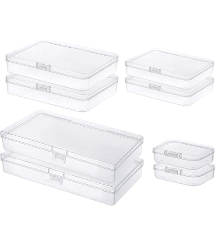 Set 8 Scatole Di Latta Rettangolari 70x70x23 Mm, In Metallo Con Coperchio A Cerniera, Per Caramelle, Gioielli, Piccoli Oggetti, Nero E Argento