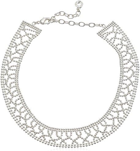 Ladies Anne Klein Silver Plated Just Shine Choker Necklace 60466559-G03