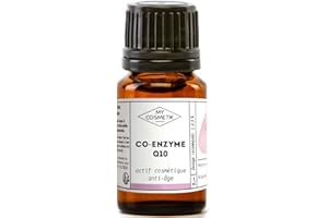 MY COSMETIK - Coenzyme Q10 - Ubiquinol - Actif cosmétique anti-âge et antioxydant - Qualité cosmétique - 5 ml