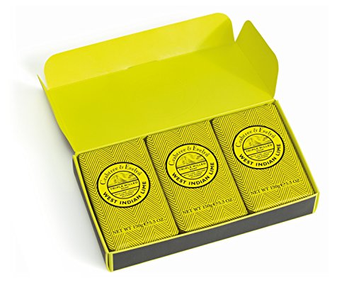 Crabtree and Evelyn West Indian Lime Soap Set of 3