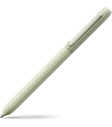 SMOOTHERPRO Penna a sfera/penna a sfera retrattile PEI | Ambra | Punta fine nera da 0,5 mm | Compatibile con ricariche Parker | Penna EDC per scrittura in ufficio, adatta per mancini