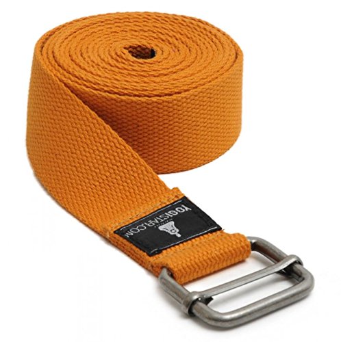 Yogistar Yogagurt Yogibelt - 260d - Correa para Yoga, Color Naranja, Talla Talla única
