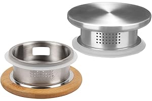 Anneome 2Piezas Tapa de Jarra Inoxidable para Jarras de Agua y Tetera Filtro Práctico y Resistente al Desgaste Accesorio de Cocina