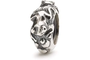 Trollbeads Silver Bead Evolution Spacer, misura unica, Argento, Nessuna pietra preziosa
