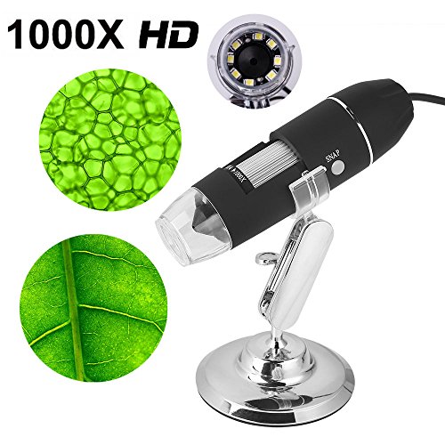 1000 x microscopio usb digitale portatile endoscopio mini video camera 8LED per PC smartphone Android