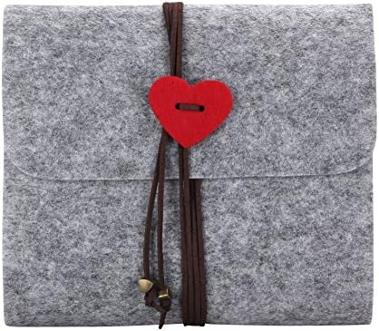 AiYoYo Felt Photo Albums Scrapbook DIY Photo Book 30 Sheet/60 Pages Wool Felt Handmade Self Adhesive Craft Paper for Valentines Day, Wedding, Birthday, Christmas and Graduation Party(Grey)
