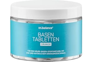 ‎TRI.BALANCE tri.balance Basentabletten Orange 225 Tabletten - 1er Pack I Pro I - Mit Zink zur Entsäuerung I Für den Säure-Basen-Stoffwechsel I vegan