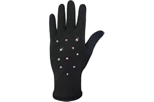 Kami-So Figure Skating Gloves for Competition and Practice with Gel Palm Protection - Reduce Falling Injuries