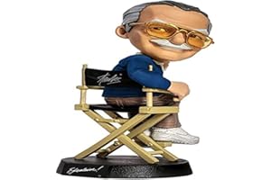 Iron Studios - MiniCo Figurines: Stan Lee (Stan Lee POW! Blue) Figure