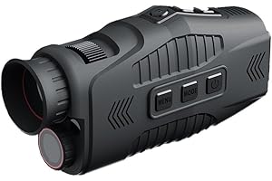 SPORTARC Chiaro e dettagliato per la visione notturna con monoculare a infrarossi per dispositivo di visione notturna, distanza di visione 800m, zoom digitale 10X