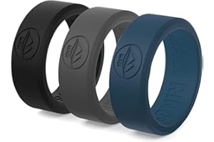 M MAUI RINGS Ring Herren Ring Silicone Wedding Ring for Men SOLID Ringe Set Herren Schmuck Ringe Herren Geburtstags Geschenk Für Männer Geschenke Coole Sachen Silicone Wedding Band Partner Geschenke