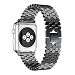 Produktbild Gimartuk Armband für Apple Uhr/iWatch Serie 1/2, Edelstahl, Metallarmband, Ersatzarmband für Apple Watch, WF-305, Black-B, 42mm