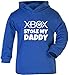 Purple Penguin Clothing Baby Toodler Hoodie - Xbox Stole My Daddy - Royal Blue / White Print 2-3 Years