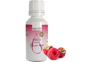 ‎LEAN:LIFE Lean:Life - Flavour Drops 30 ml - Himbeere - Aroma Tropfen für Lebensmittel - zuckerfrei und kalorienarm
