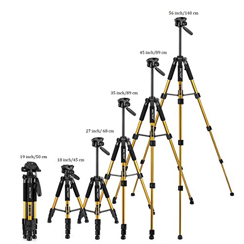 Tr  pied Cam  ra Flexible - Mactrem Flexible Tr  pied PT55 Complet Avec Rotule pour DSLR EOS Canon Nikon SONY - Tr  pied pour Voyage  Jaune 