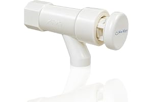 NEW WARE Plastic Push Cock Tap | Push Type Water Tap for Water Cooler, RO, Wash Basin, Bathroom & Kitchen | Self Closing Press Tap | Leak Resistant PTMT Faucet for Home, Office & Commercial Use