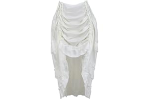 Grebrafan Steampunk Skirt for Corset Women Show Girl Pirate Skirts Party Clubwear Vintage