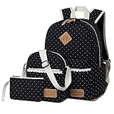 Die Mode Mädchen und Jungen Canvas Rucksack hat feine Verarbeitung, großer Stauraum und stabile construction.