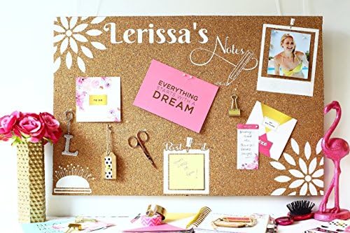 Large and Extra large Cork Pin Notice Board bedroom kitchen Personalised Gift C4