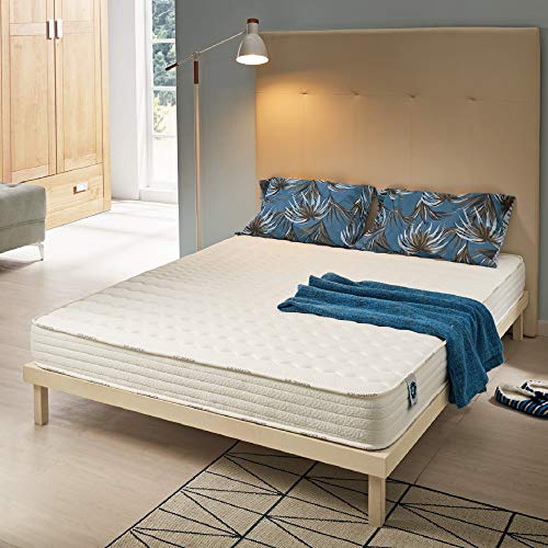 NATURALEX | Matelas 140x190 cm Soft Sensation | Structure en Mousse A Mémoire De Forme et Aero Latex Bi-Densité | Confort Unique | Aération Optimale | 7 Zones | Hypoallergénique | Ergonomique