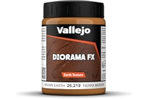 Vallejo - Peinture texture pierre - 200 ml - Marron Terre