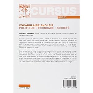 Vocabulaire anglais - 4e éd. - Politique - Économie - Société Livre en Ligne Vocabulaire anglais - 4e éd. - Politique - Économie - Société Livre en Ligne - Telecharger Ebook