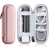 👉【Ligero Y Grande Espacio】Peso sólo 82g, tamaño externo: 20.5x7.5x4cm. Puede poner 4 lápices, cable USB y auriculares etc. Es fácil de ponerser en su mochila, bolsa de mano.