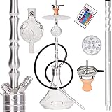 ✓ DESIGN MEETS QUALITY - Die Fortune, ist eine hochwertig gefertigte Wasserpfeife aus Edelstahl V2A. Mit einer Höhe von 90cm ist es eine echte Augenweide die jedes Shisha Herz höher schlagen lässt. Dieses komplette Set eignet sich auch perfekt als Geschenk.