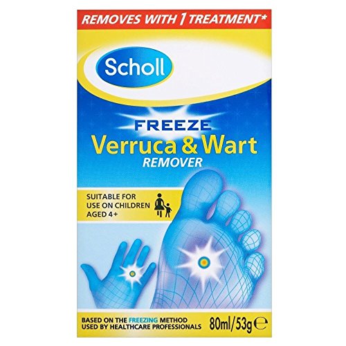 Scholl Freeze Verruca & Wart Remover (80ml) - Pack of 6
