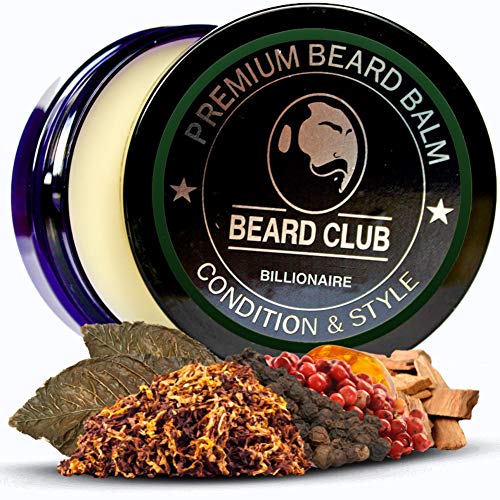 Balsamo per Barba Premium | Billionaire | Il Miglior Balsamo e Emolliente per Barba | 100% Naturale & Organico | Ottimo per la Cura dei Capelli e la Crescita