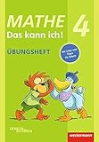 Image de Mathe - Das kann ich!: Übungsheft Klasse 4: Denken und Rechnen