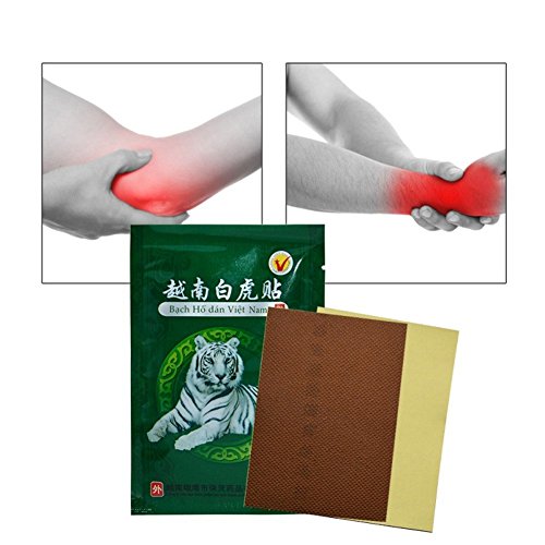 oyotric 8 Stück/Beutel Chinese Schmerzlinderung, Arthritis Schmerzlinderung Feinputz Chinese Medical Rückseite Muscle Patch für Arthritis & Knie Gelenke Rückenschmerzen, Knochen Hyperplasie, Lendenwirbelsäule Disc herniation
