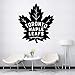 Produktbild Kreative Toronto Maple Leafs Cartoon Wandtattoos Pvc Wandkunst Diy Poster Für Kinderzimmer Wohnzimmer Wohnkultur Wandkunst Aufkleber Schwarz 57 * 63 CM